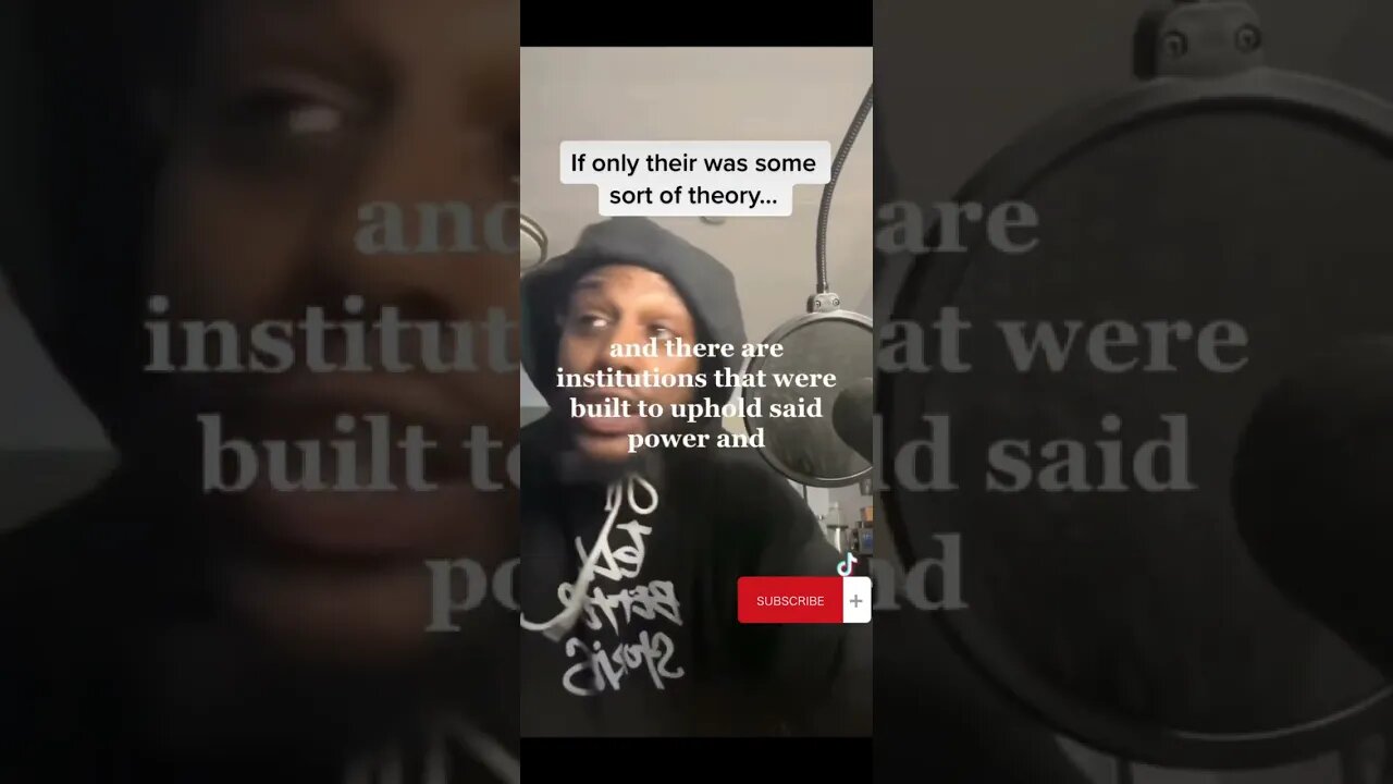 We're not soft peddling a "theory" that is "critical" for "races"