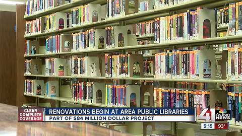 Renovations begin at Mid-Continent Public Libraries