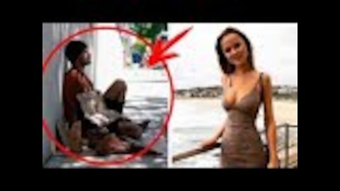 A homeless "tramp" invited a rich girl on a DATE ... She could not imagine that ...