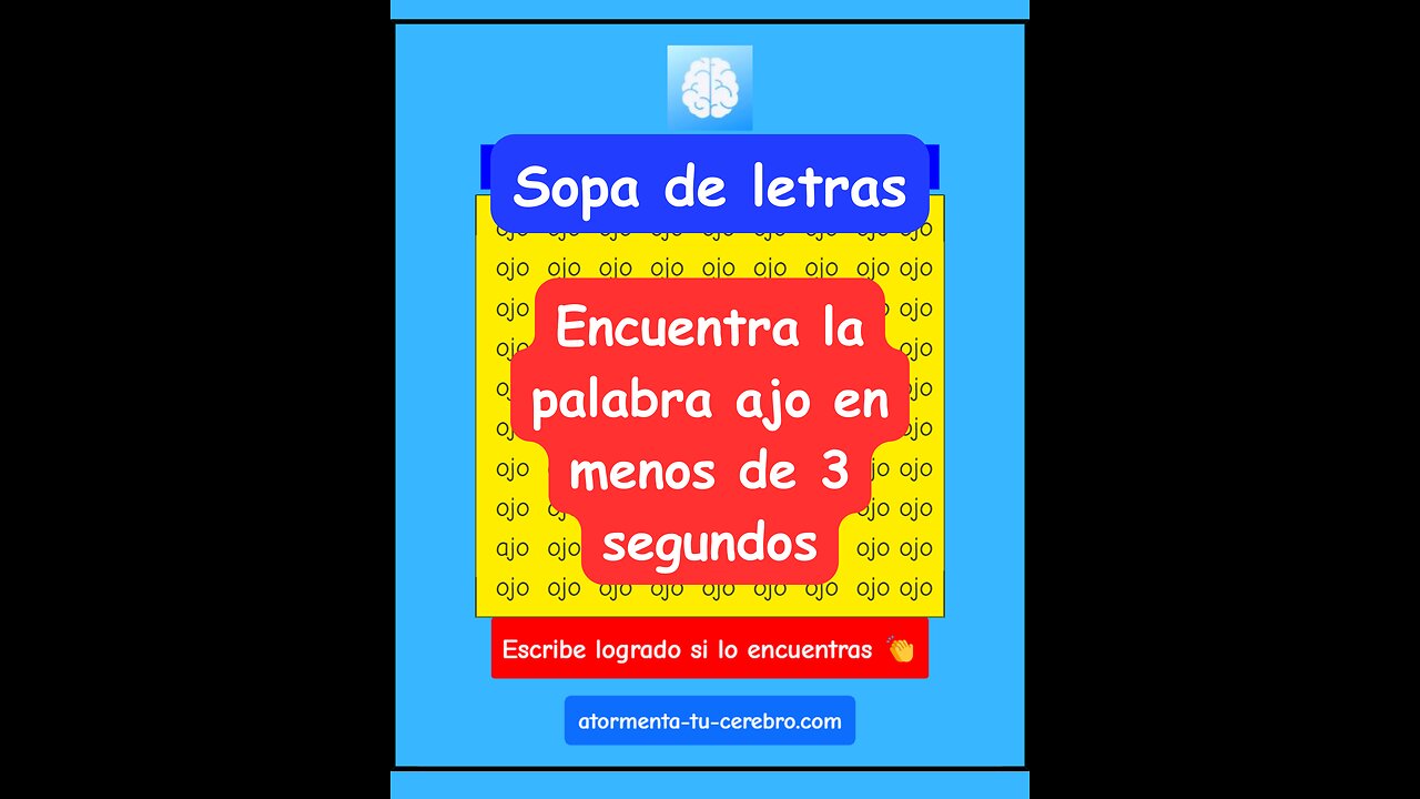 Sopa de Letras: Encuentra AJO en la matriz de palabras