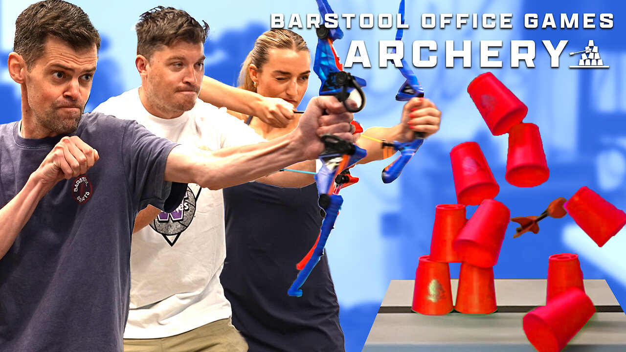 Can any Barstool Employees Hold Their Own in Archery? - Barstool Office Games Ep 2