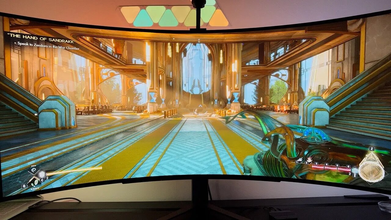 Immortals of Aveum is such an IMPRESSIVE game on UltraWide! PC Gameplay with Nanoleaf 4D setup