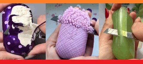 Soap Carving ASMR | Relaxing Sounds (no talking) Satisfying ASMR Video