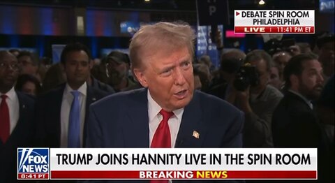 President Trump joins Hannity