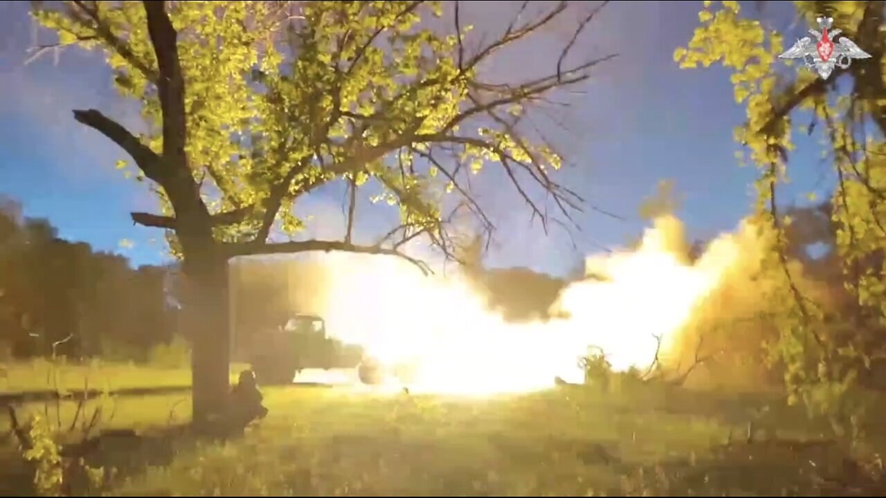 💥Russian Grad MLRS in DENAZIFICATION action