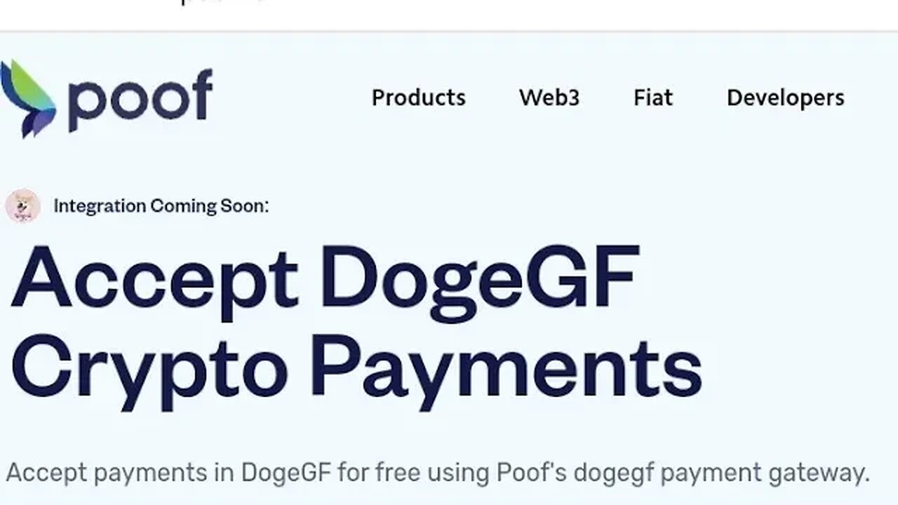 Dogegf is on (proof.io) a payment gateway system.