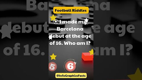 ⚽️ I made my Barcelona debut at the age of 16 Who am I?