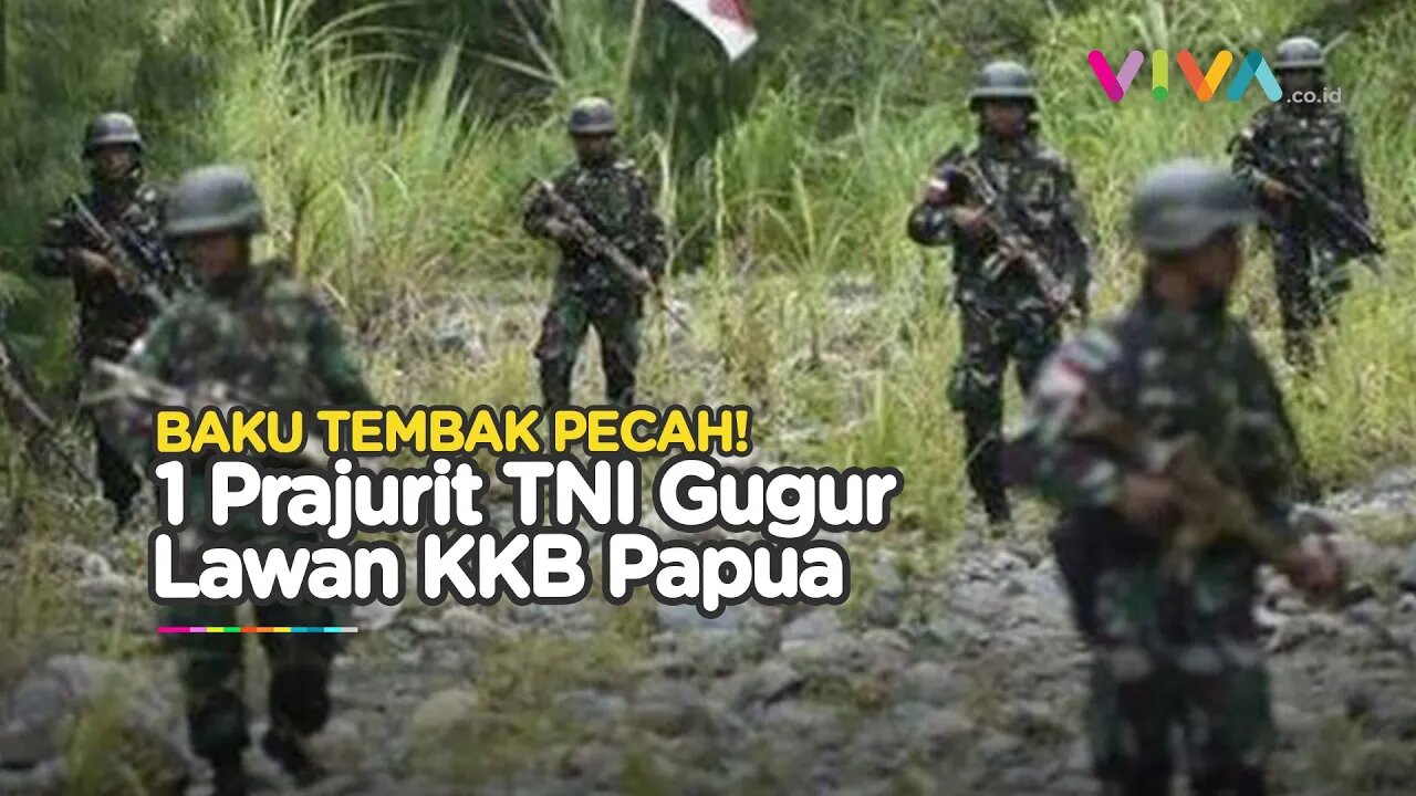 SIAGA SATU! Suasana Mencekam Baku Tembak TNI vs KKB