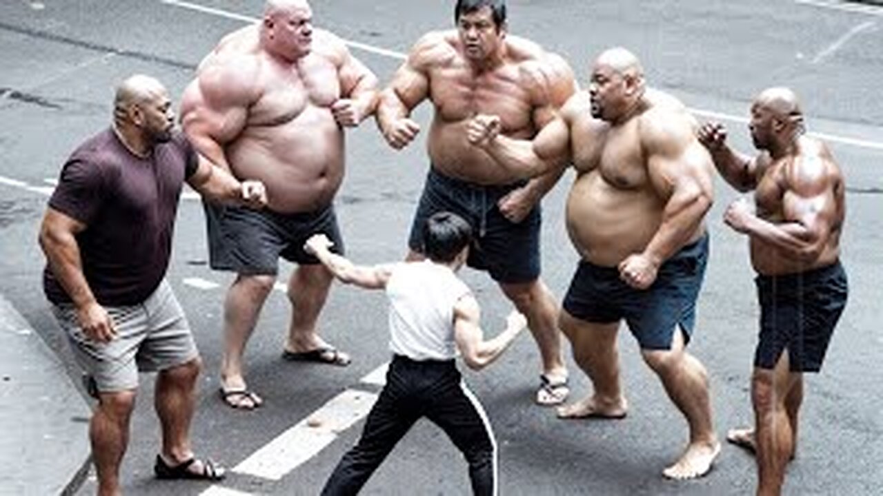 Gangsters Don’t Realize The Little Man They Gang Up Can Defeat Them All With One Move
