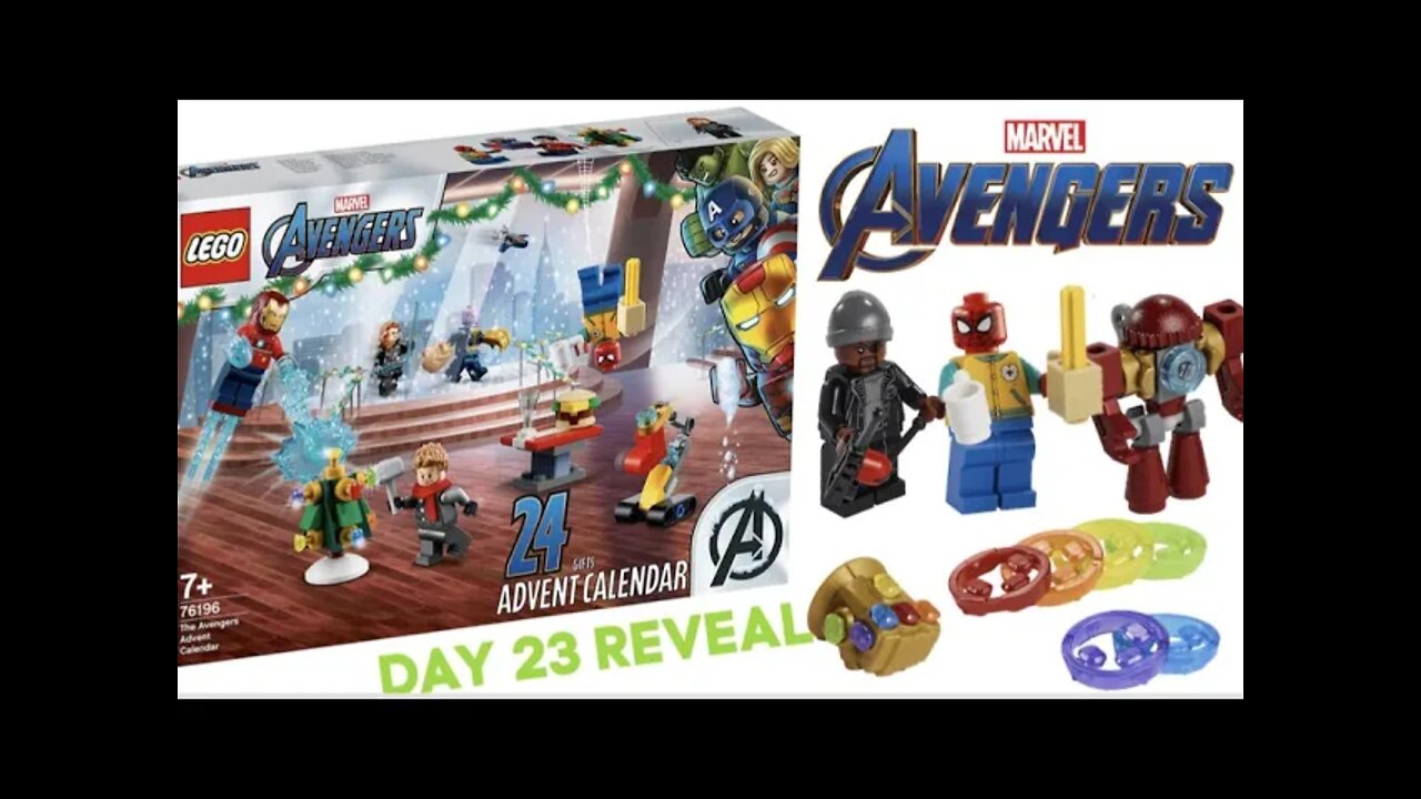 Day 23 Lego MARVEL AVENGERS Advent Calendar 2021 (#76196) - Day 23 Reveal - By Rodimusbill