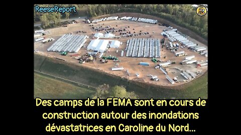 Des camps de la FEMA autour des inondations dévastatrices en Caroline du Nord...