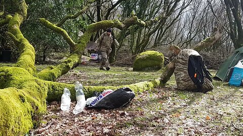 Taking gear to the tarp 26th March 2023