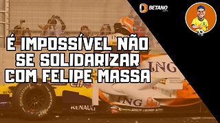 A dor de Felipe Massa não tem tamanho