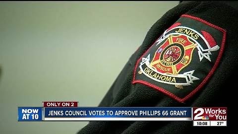 Jenks council approves Phillips 66 firefighter training grant