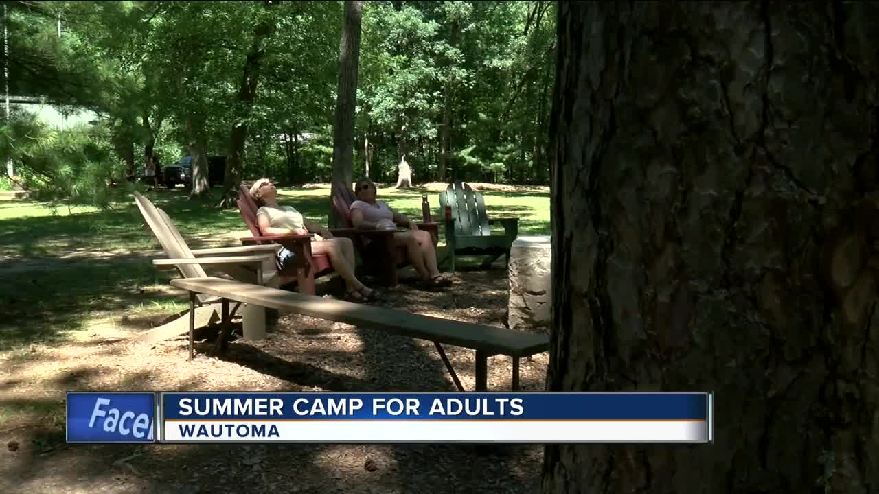 Wisconsin summer camp for grown-ups serves up nostalgic fun