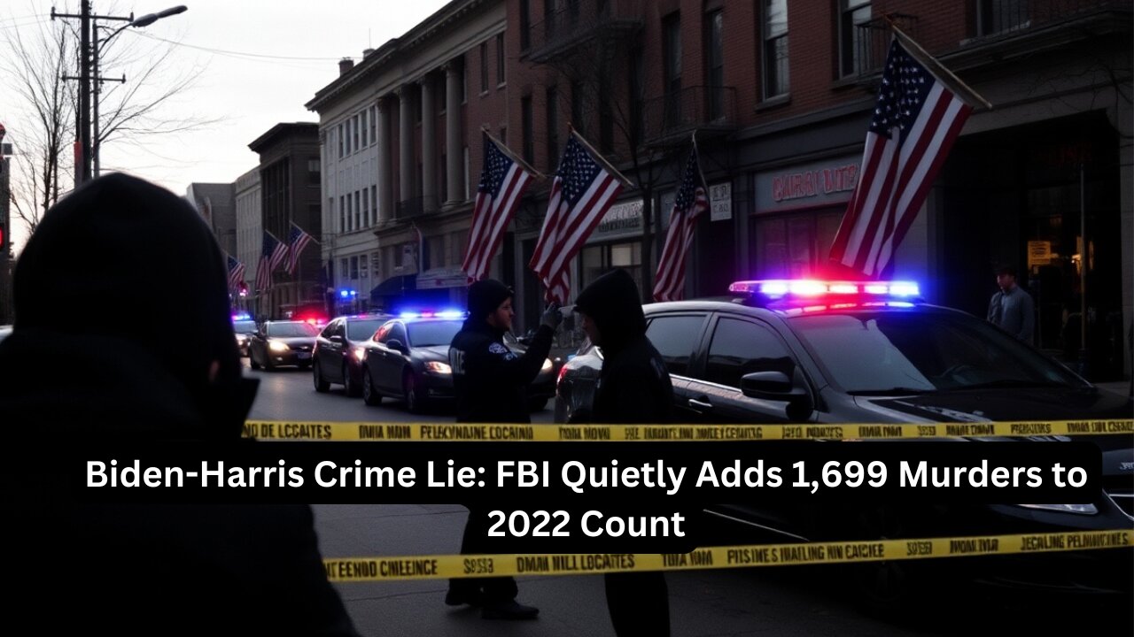 FBI’s Massive Blunder: How 1,699 Murders Were “Forgotten” in Biden-Harris Crime Numbers
