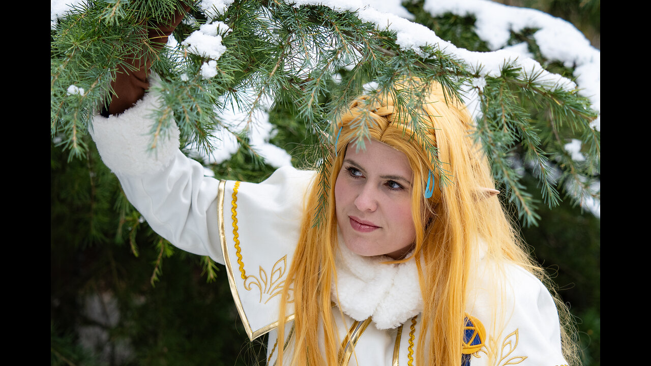 Zelda winter cosplay shoot, December 4 2023