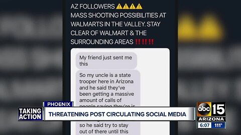 Threats following Walmart shooting