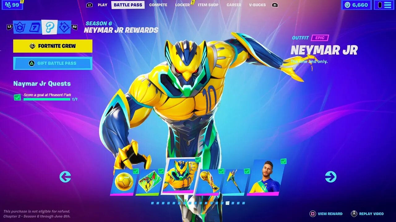 *NEYMAR JR* SKIN is NOW AVAILABLE IN FORTNITE!