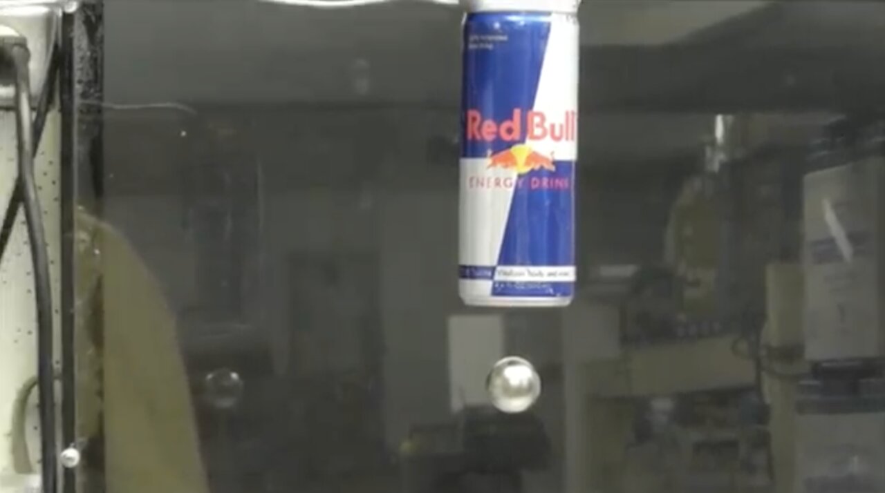 Red Bull Magnetic Levitation - RWGresearch.com - Russ Gries