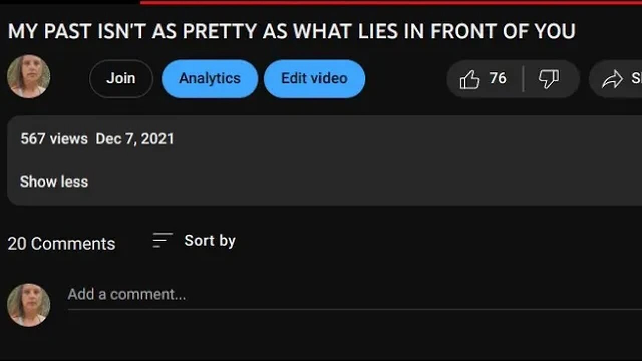 DEC. 7th 2021 MY PAST