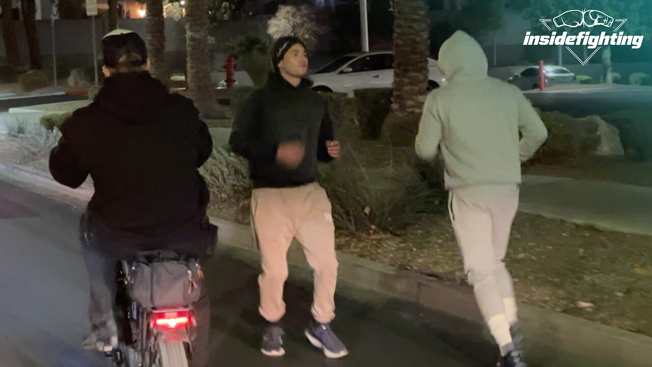 Ryan Garcia and Floyd Mayweather go for a run at 3 AM in Las Vegas