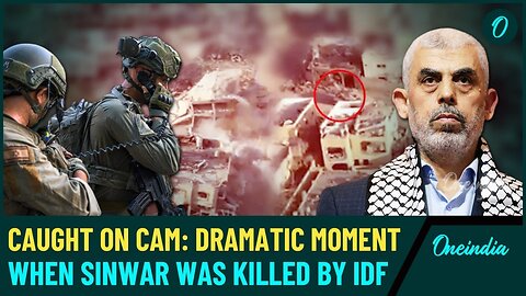 VIDEO | Dramatic Assassination of Sinwar: Heart-Stopping Moment IDF Tank Shells His Hideout Released