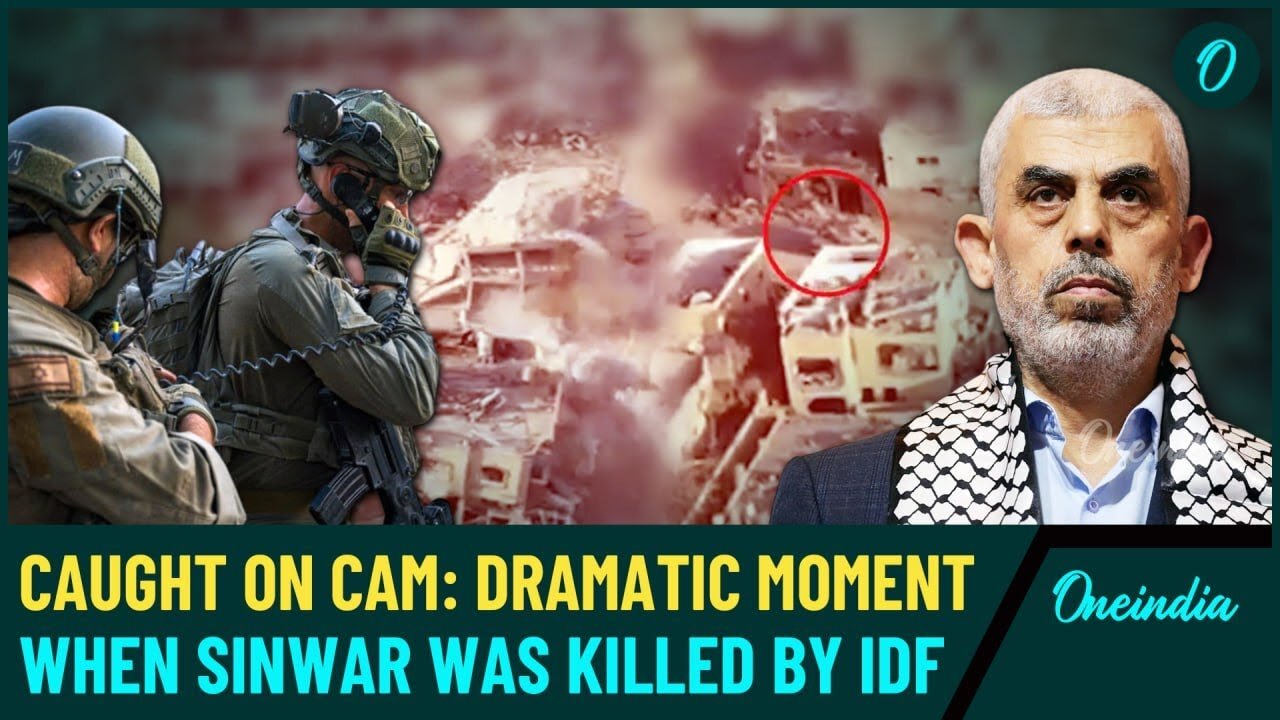 VIDEO | Dramatic Assassination of Sinwar: Heart-Stopping Moment IDF Tank Shells His Hideout Released