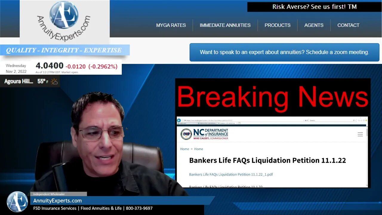 Bankers Life | Colorado Bankers | Liquidation Petition | FAQ | Links | State Guaranty Associations