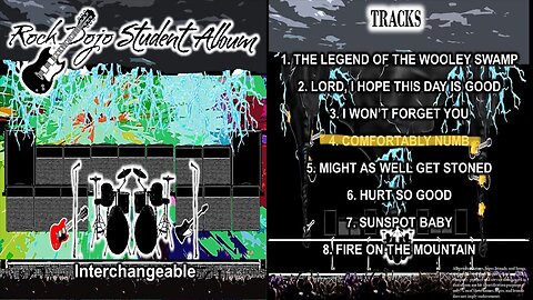Rock Dojo Student Album #33 “Interchangeable”: Comfortably Numb (Pink Floyd Cover) Track 4
