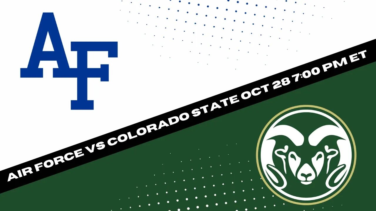 Air Force Falcons vs Colorado State Rams Prediction and Picks - College Football Picks Week 9