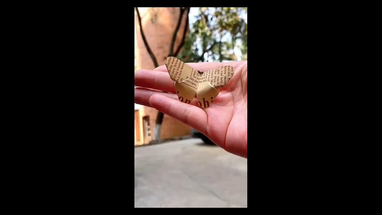 Origami Tutorial: Paper Butterfly