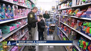 The Waukesha County Sheriff's office shopped with kids over the weekend