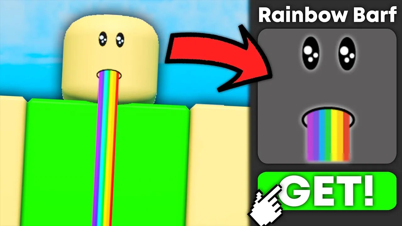 (😱HURRY!) Roblox Is GIVING YOU The Rainbow Barf Face FOR FREE!