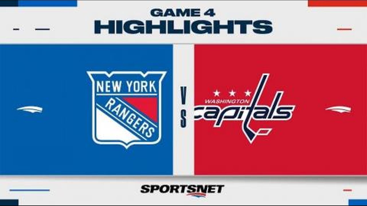 NHL Game 4 Highlights _ Rangers vs. Capitals - April 28, 2024