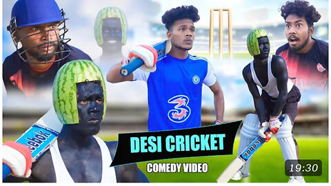 Desi cricket comedy video