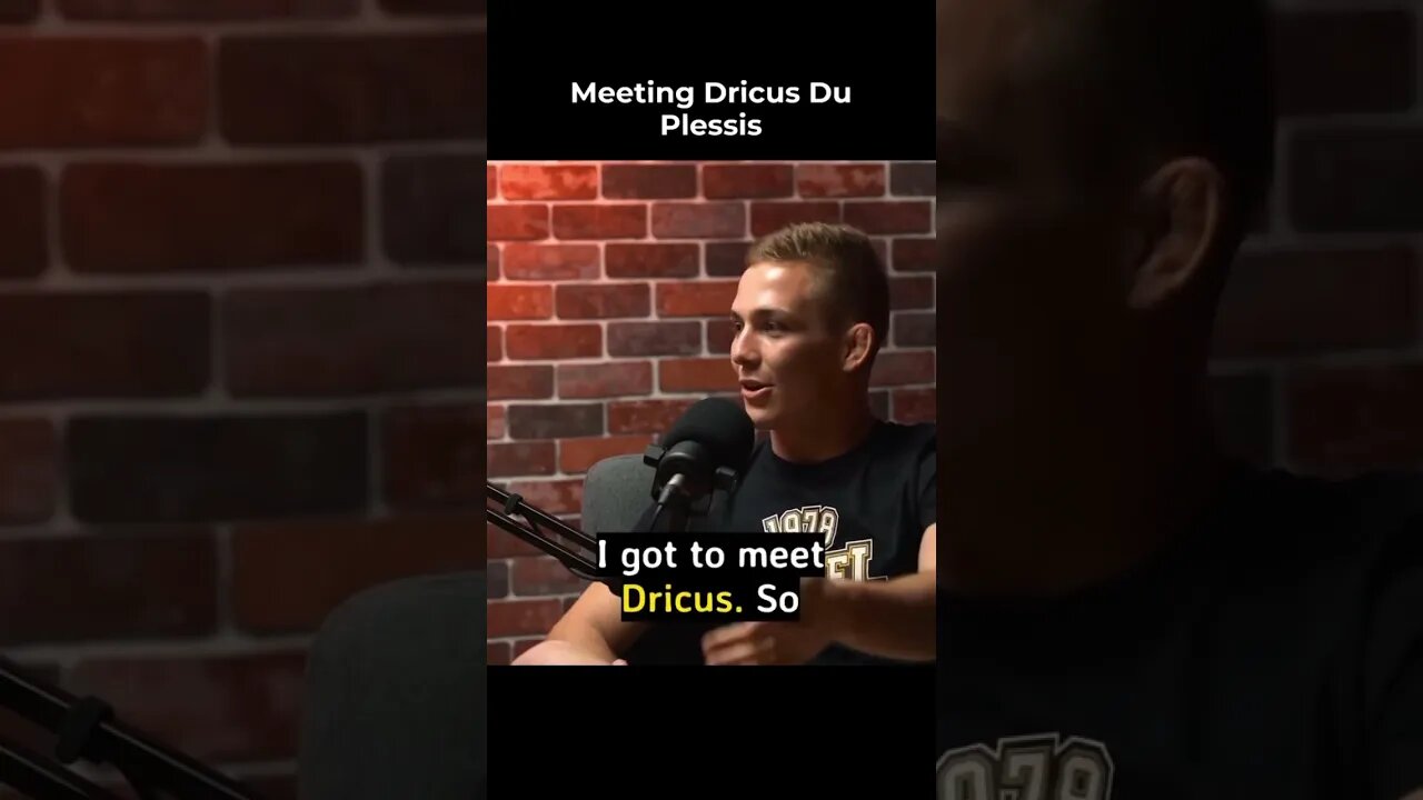 How Cameron Saaiman Met Dricus Du Plessis #shorts #mma #ufc #fight #podcast