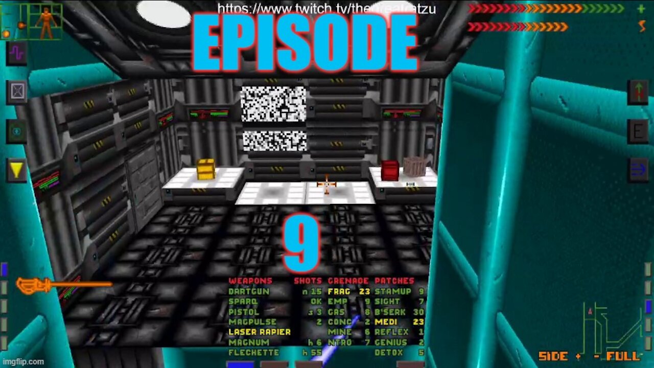 Chatzu Plays System Shock (1994) Episode 9 - Nice Jump