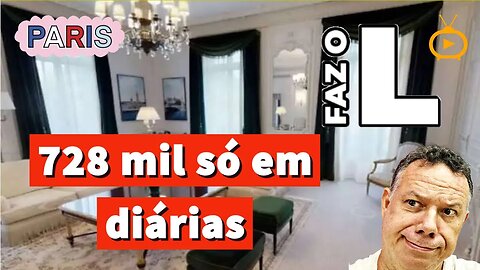 Hotel de Lula e Janja em Paris custou R$ 728 mil; o “pai dos pobres”adora um luxo