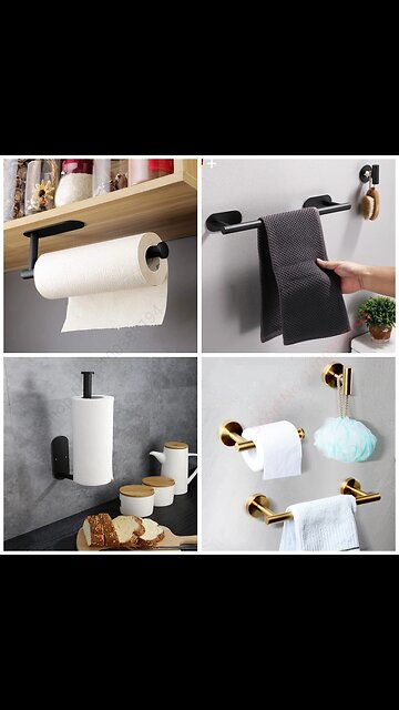Toilet roll paper holder | Organizer | wall shelf mount | Wall Mount Storage Stand | Adhesive