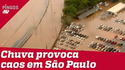 Chuva provoca caos em São Paulo