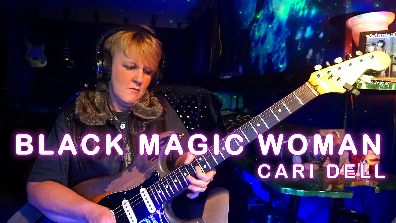 Black Magic Woman- Guitar cover by Cari Dell / Female Guitarist