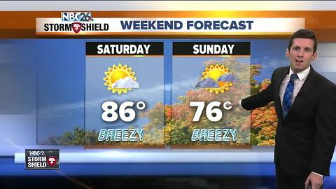 Warm and humid start to the weekend