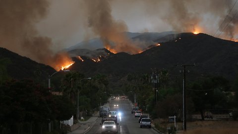 California Gov. Declares State Of Emergency As Holy Fire Grows