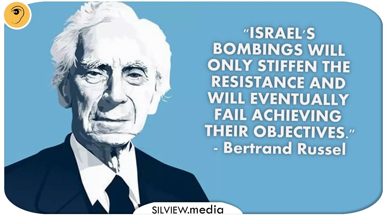 Bertrand Russel's harsh critique of Israel and Zionism, his last political message to humanity