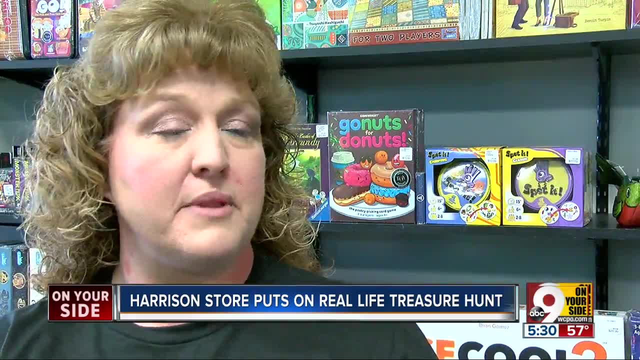 Harrison store puts on real-life treasure hunt