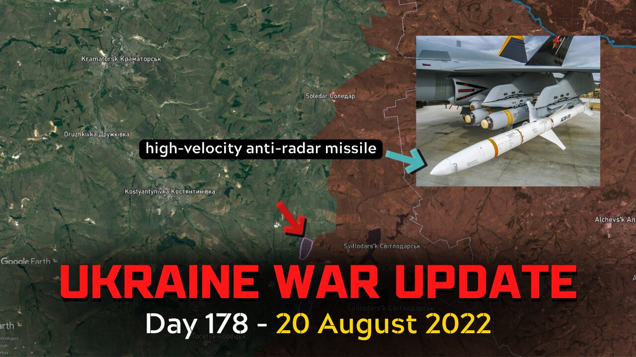 Ukraine War [20 August] - Russia captures Dacha & Zaitseve-Ukraine gets american anti-radar missiles