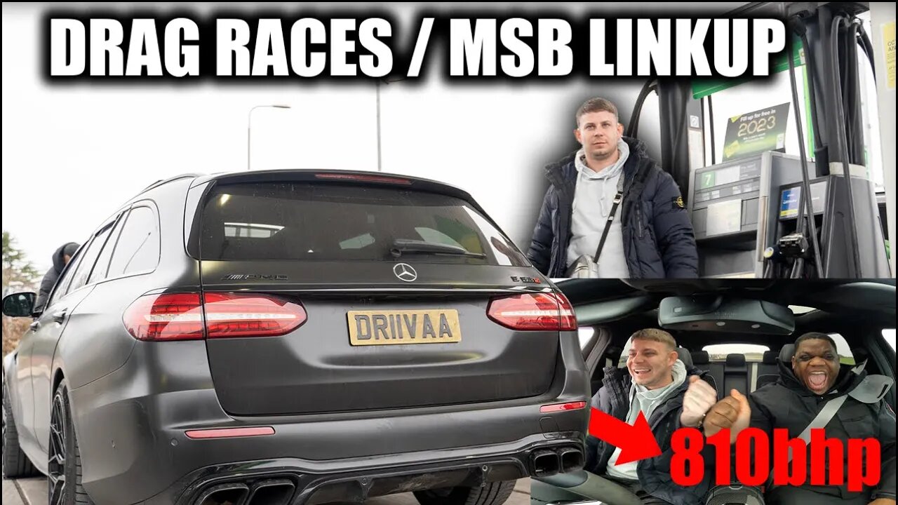 Drag racing my e63s stage 2 800bhp handing out gaps