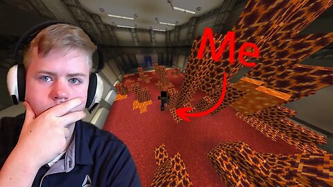 LAVA parkour is SO DIFFICULT!! | A Minecraft Escape Room