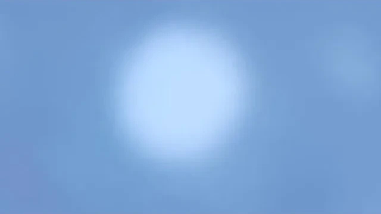 very large sphere UFO